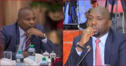 Former CSs Kithure Kindiki (Interior) and Kipchumba Murkomen (Roads and Transport).